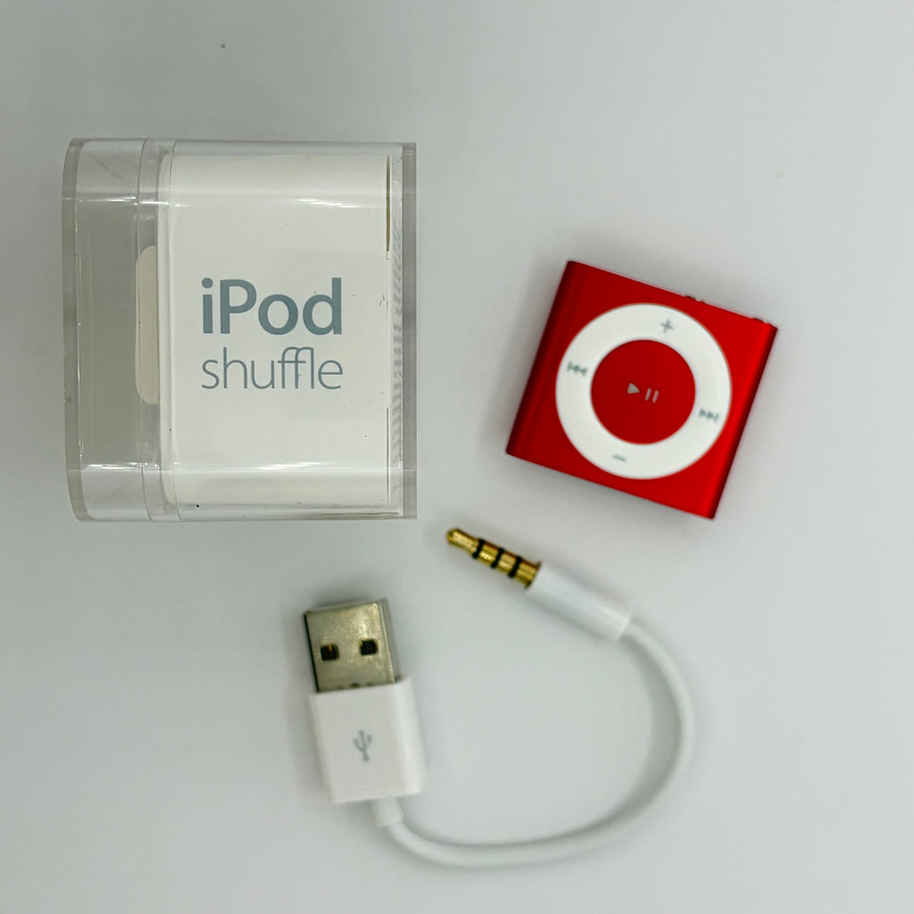 iPod Shuffle 4th gen (PRODUCT)RED with original case and USB cable