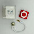 iPod Shuffle 4th gen (PRODUCT)RED with original case and USB cable