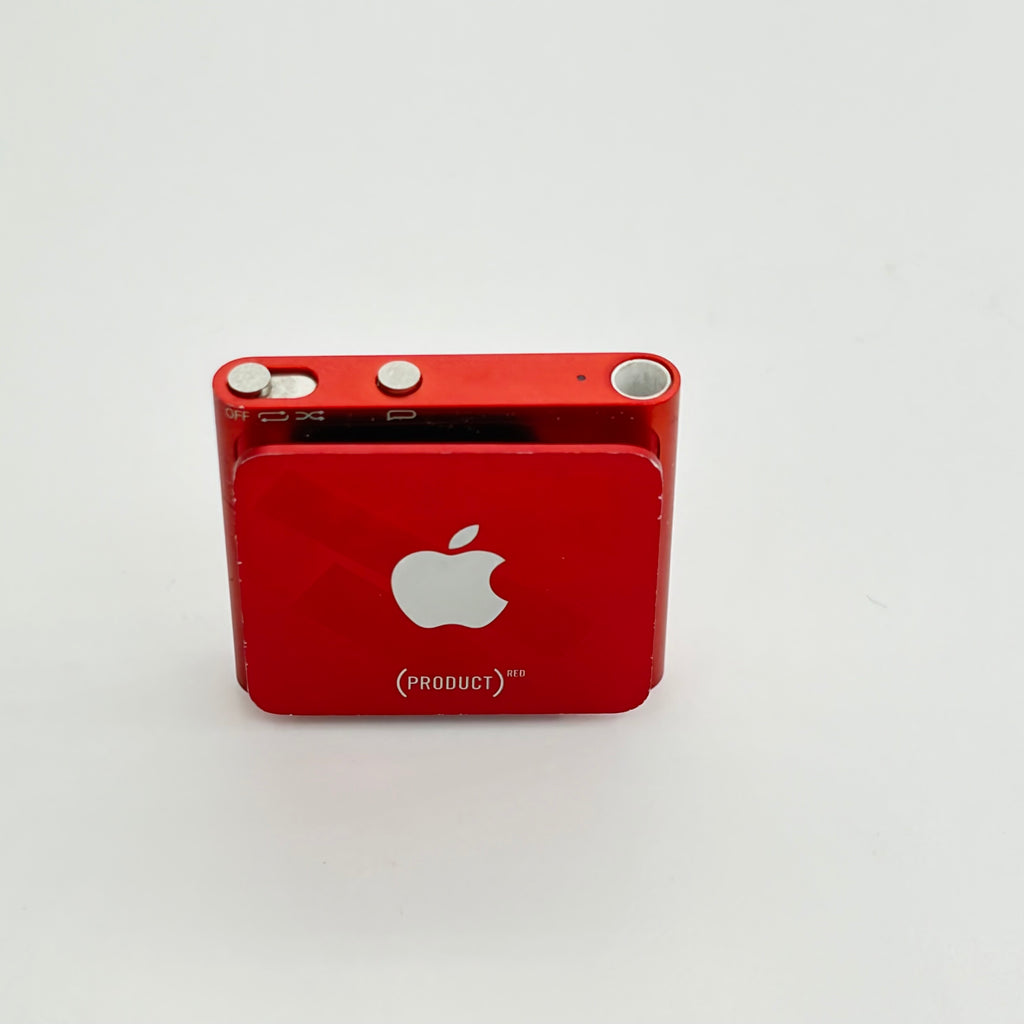iPod Shuffle 4th gen red - detail view